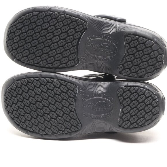 Easy Works by easy street Rubber Mules Clogs Women 7 Black - Picture 12 of 17